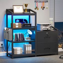 2 Drawer File Cabinet, Filing Cabinet Fits Letter Legal