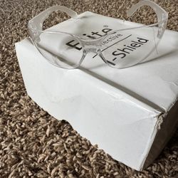 9 Pair of Elite Clear Safety Glasses – Eye Protection