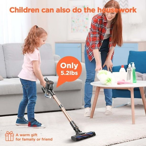 Vacuum Cleaner, 4 in 1 Cordless Stick Vacuum Cleaner with Powerful Suction for Hardwood New main image 1