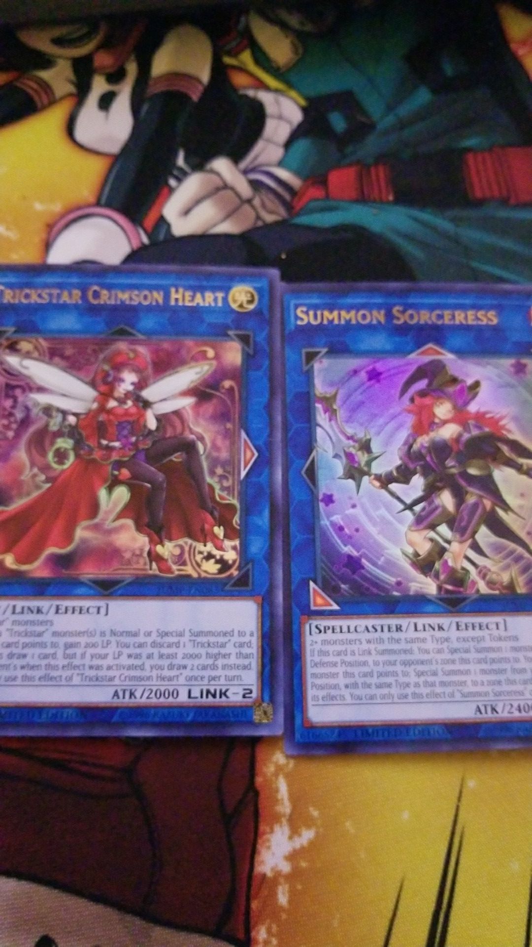 Trickster, crimson heart and summon sorceress