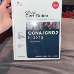 CCNA Icnd2 Cisco Official Cert Guide 