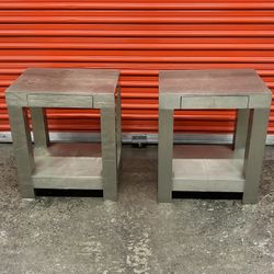 Vintage West Elm End Tables 