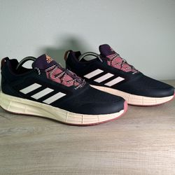 WOMENS adidas DURAMO size US 11 PROTECT BLACK WINE CORAL RUNNING SNEAKERS SHOES