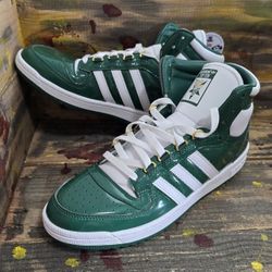 New Men's Adidas Originals Top Ten RB Basketball Sneakers (Green/White) 