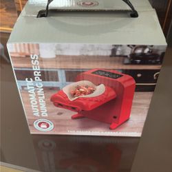 Electric Automatic Dumpling Maker Machine Red Brand New in Box