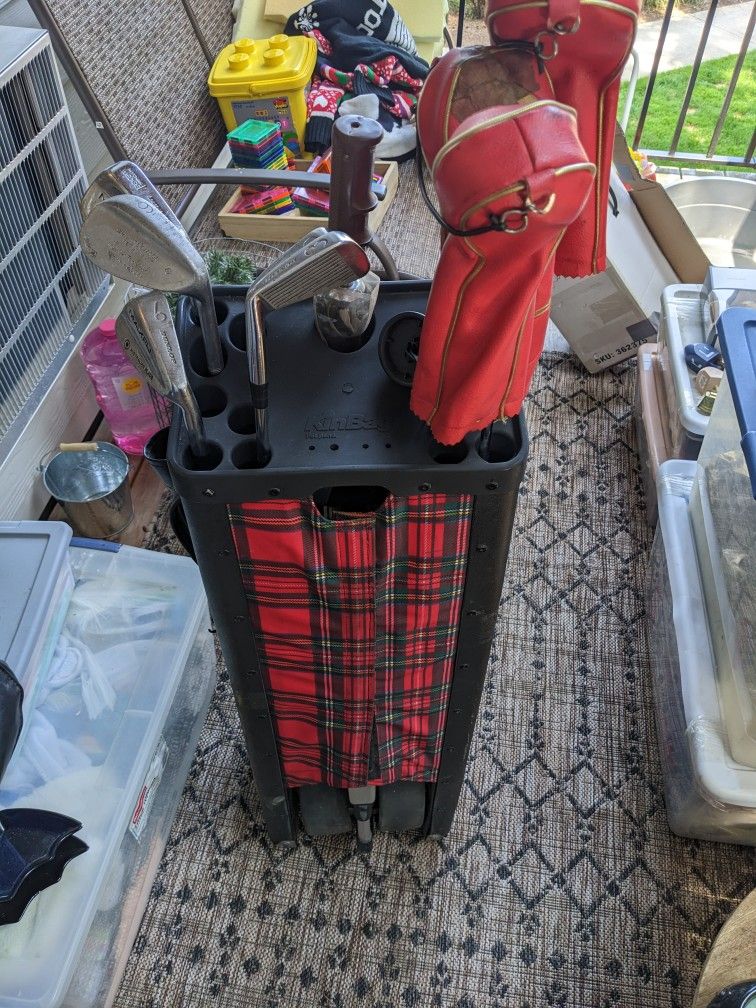 Dunlop Golf Club Set with KinBag Caddy