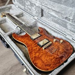 Schecter C-1 Classic Electric Guitar Antique Amber