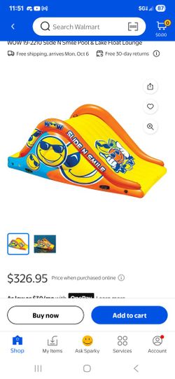 Slide N Smile Lake Float