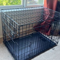 Dog Crate With 2 Doors