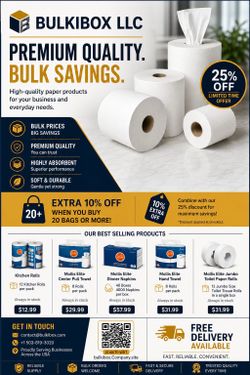 Wholesale Paper Products for Businesses – Great Prices