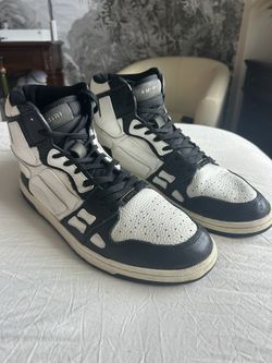 Amiri High Top black and white skells size 10.5
