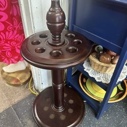 Wooden Pool Stick Stand Holder 