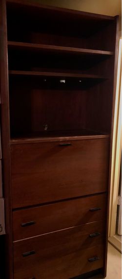 Wood book case