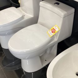 New One Piece Dual Flush Pressure Assisted Crown Toilet