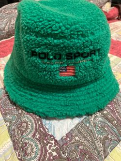 Polo Sport Green Sherpa Bucket Hat