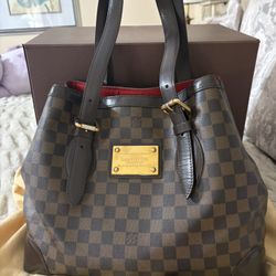 Authentic Louis Vuitton, Hampstead  MM In Damier  Beene