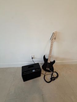 Viper Electric Guitar + Fender Mustang GT40 Amp Combo - Great Starter Kit!