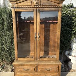 Wooden Gun Cabinet 