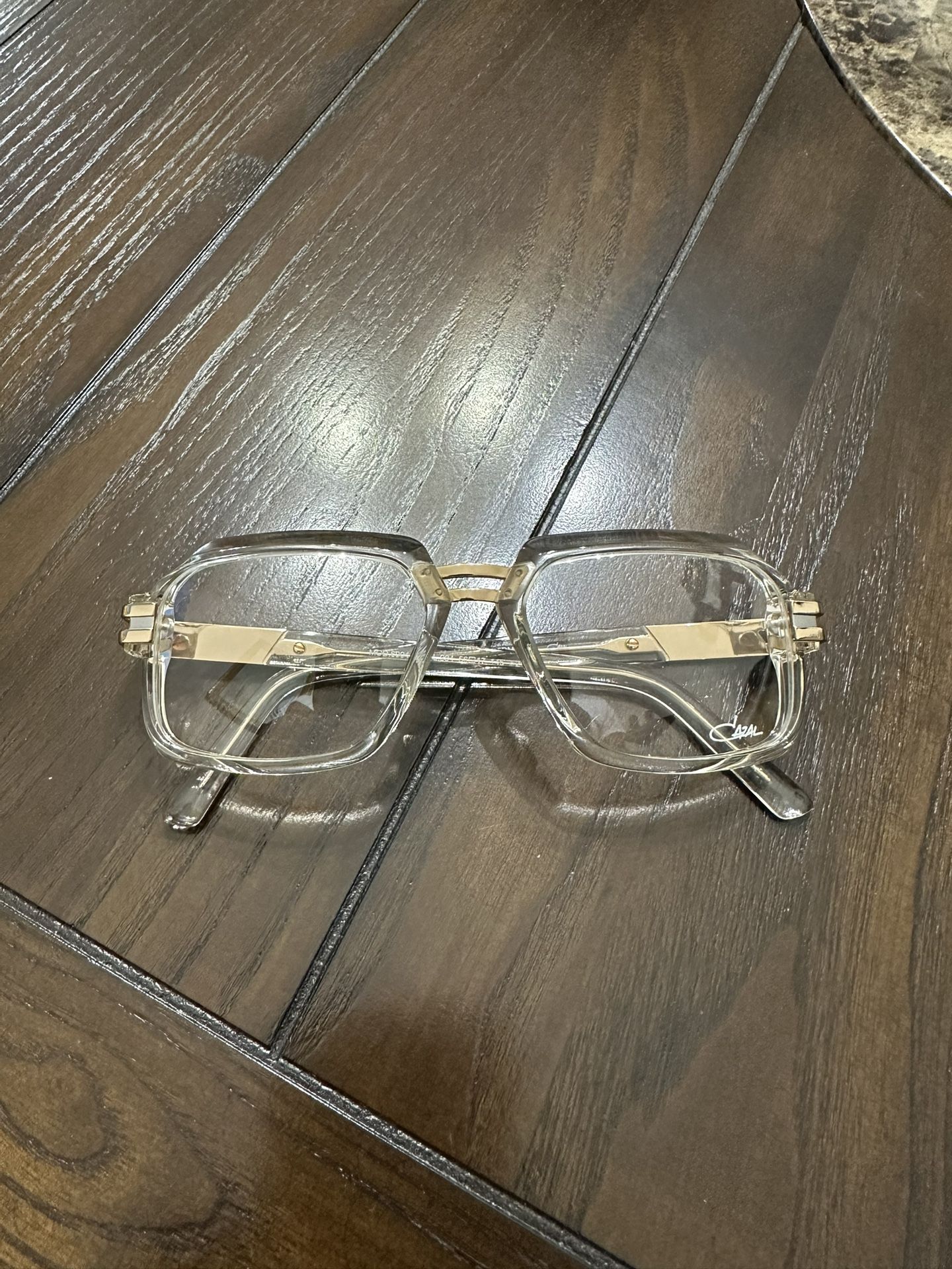CAZAL Eyeglasses 6004 Crystal Transparent Clear Gold