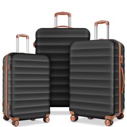 NEW 3 pcs Suitcases Luggage Set Maletas (Never Used)