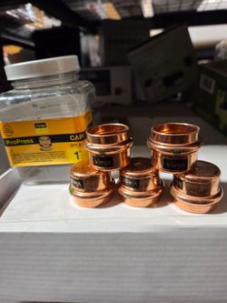 Viega ProPress 1" Copper Cap 5pcs