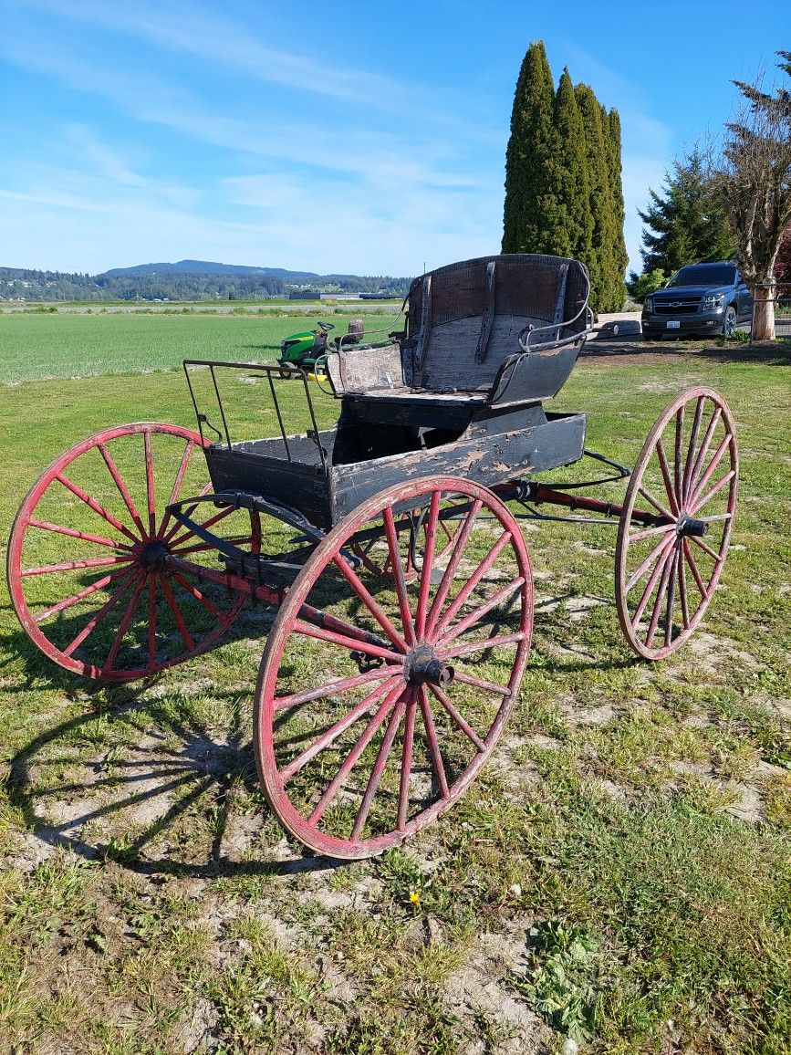 Antique wagon.