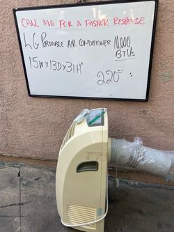 LG Portable Air Conditioner 10,000 BTU