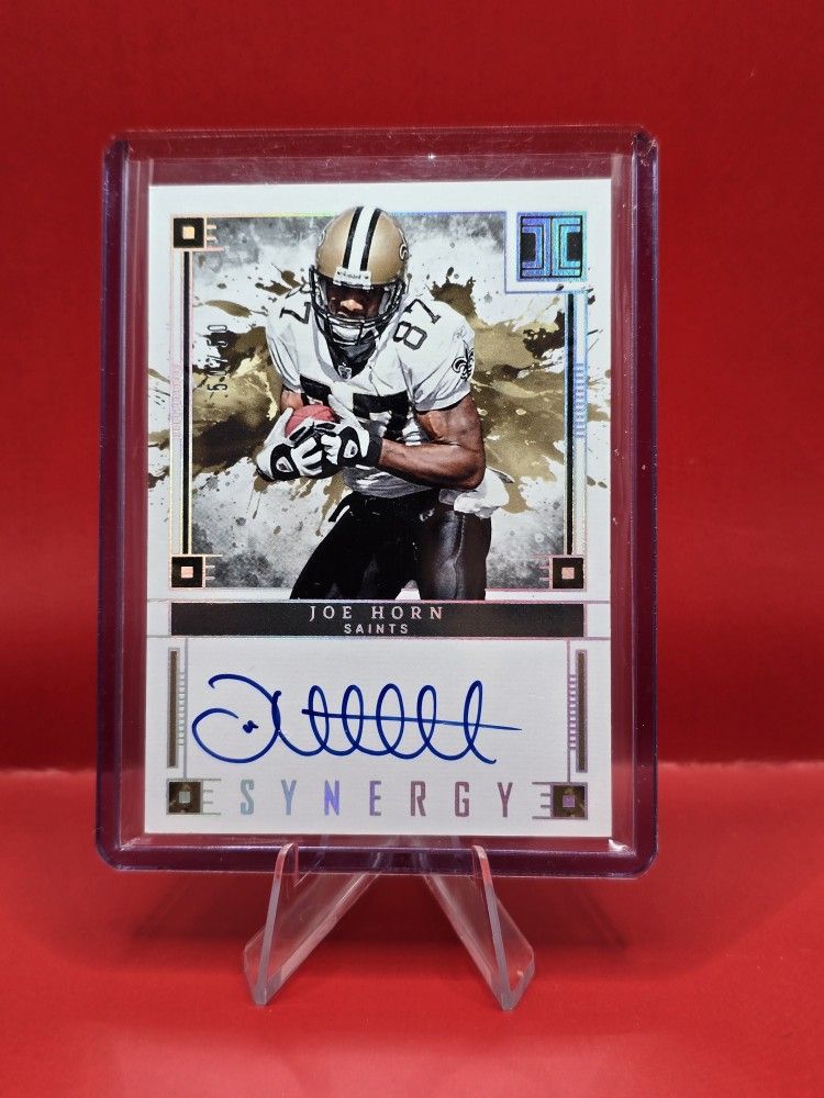2025 Panini Impeccable Joe Horn Synergy Signatures - Bookend 50/50