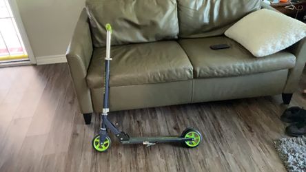 Green mongoose scooter.