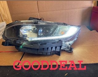 Oh21 Fit 16-21 Honda Civic Oem Sedan Left Driver Led Headlight Light 