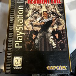 Original vintage PS1 resident evil game