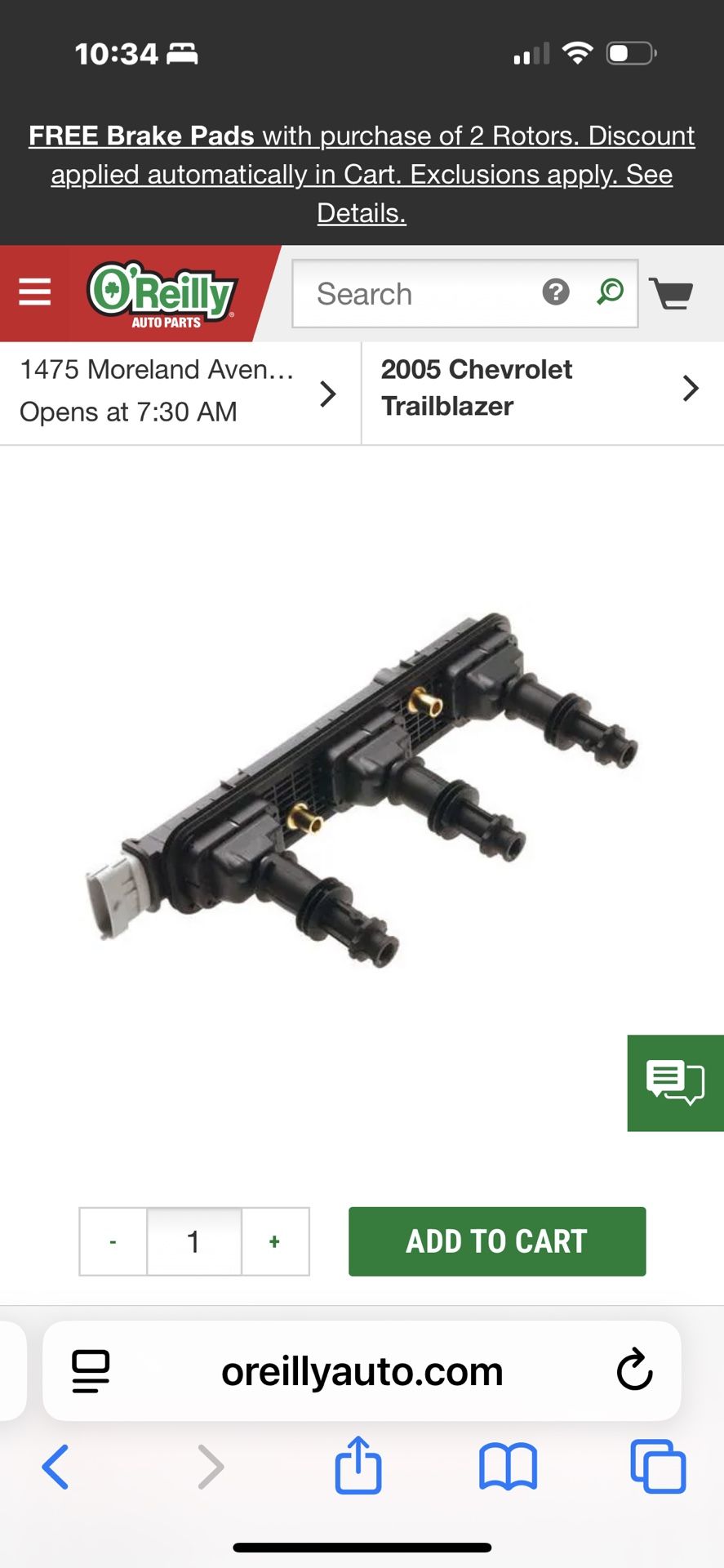 AC Delco D588 Ignition Coil
