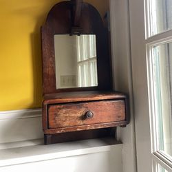 Antique shaving Mirror/Cabinet 