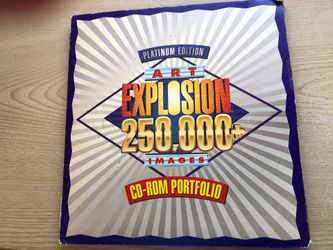 Art Explosion 250,000 Clip Art 23 CD-ROM’s