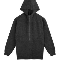 Hooded cardigan