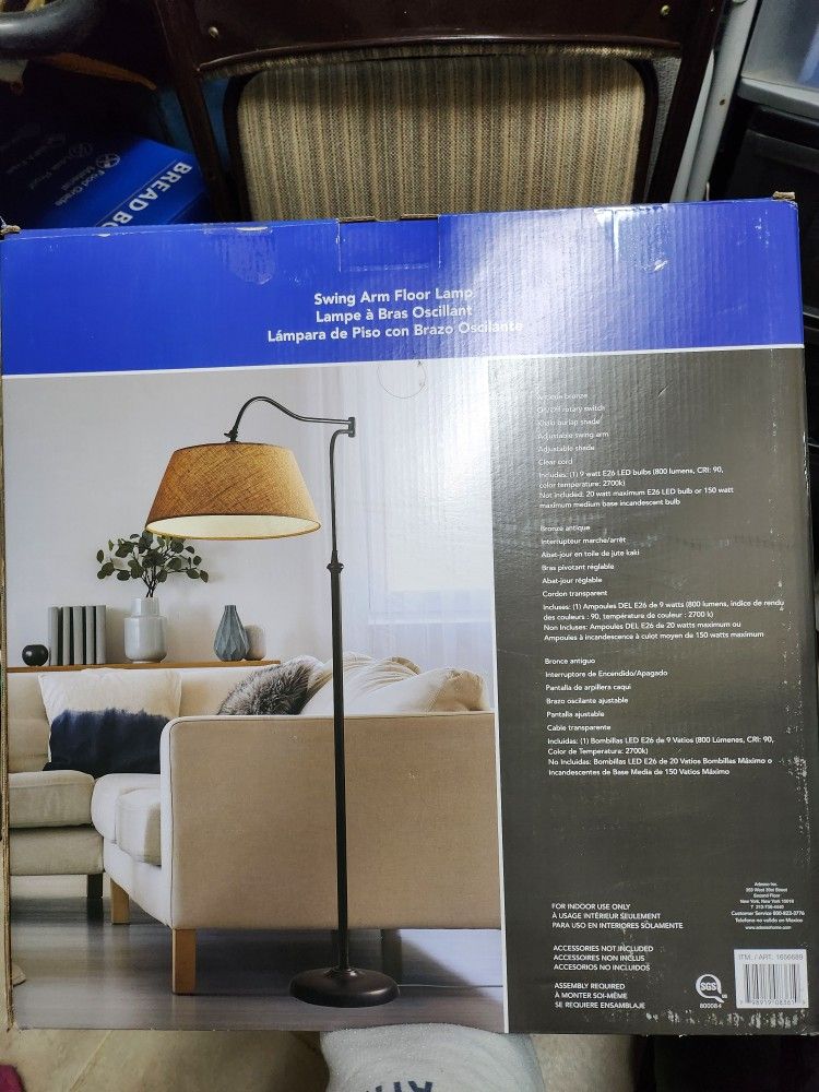 Swing Arm Floor Lamp