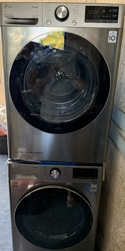 LG washing machine set in very good condition, working perfectly, size 24