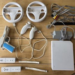 Nintendo Wii Console, Games, and Accessories Bundle