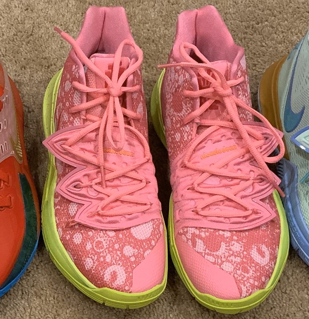 Size Kyrie Spongebob Squarepants Patrick Lotus Pink (need to