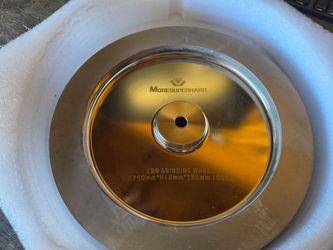MORESUPERHARD 10" CBN Grinding Wheel 1000 Grit 250x50x12mm