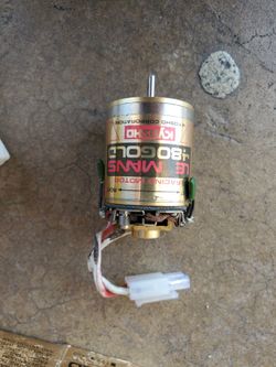 RC Car Vintage Kyosho Le Mans 480 Gold Racing Motor, Original 80s