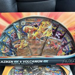 Blaziken Ex & Volcanion Ex Premium Collection Pokemon