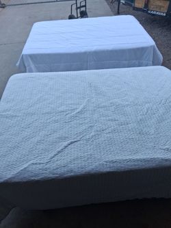 Full beds  like new  no holes in boxspring all intaked