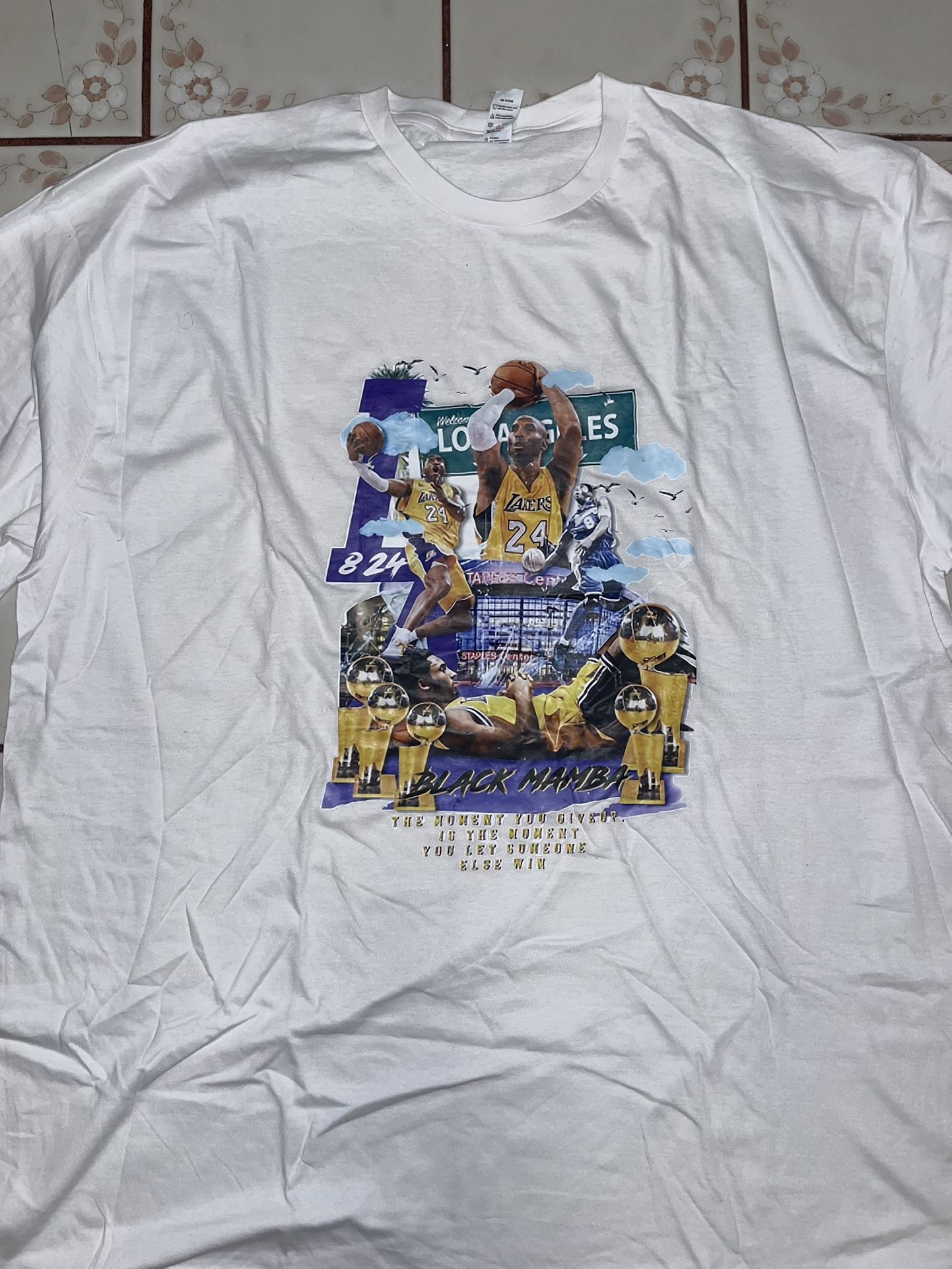 Kobe Bryant Screen Printed Tee