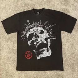 Hellstar Crowned Skull Tshirt(Rhinestones)