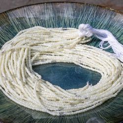 Authentic West African waist beads -white/Pearl