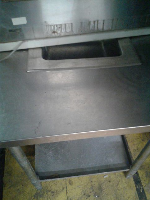 Hot Table stainless steel works great