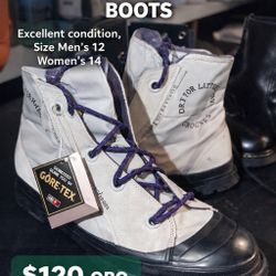 Converse GORE-TEX Chuck Taylor Bosey Boots – Size 12 – $70
