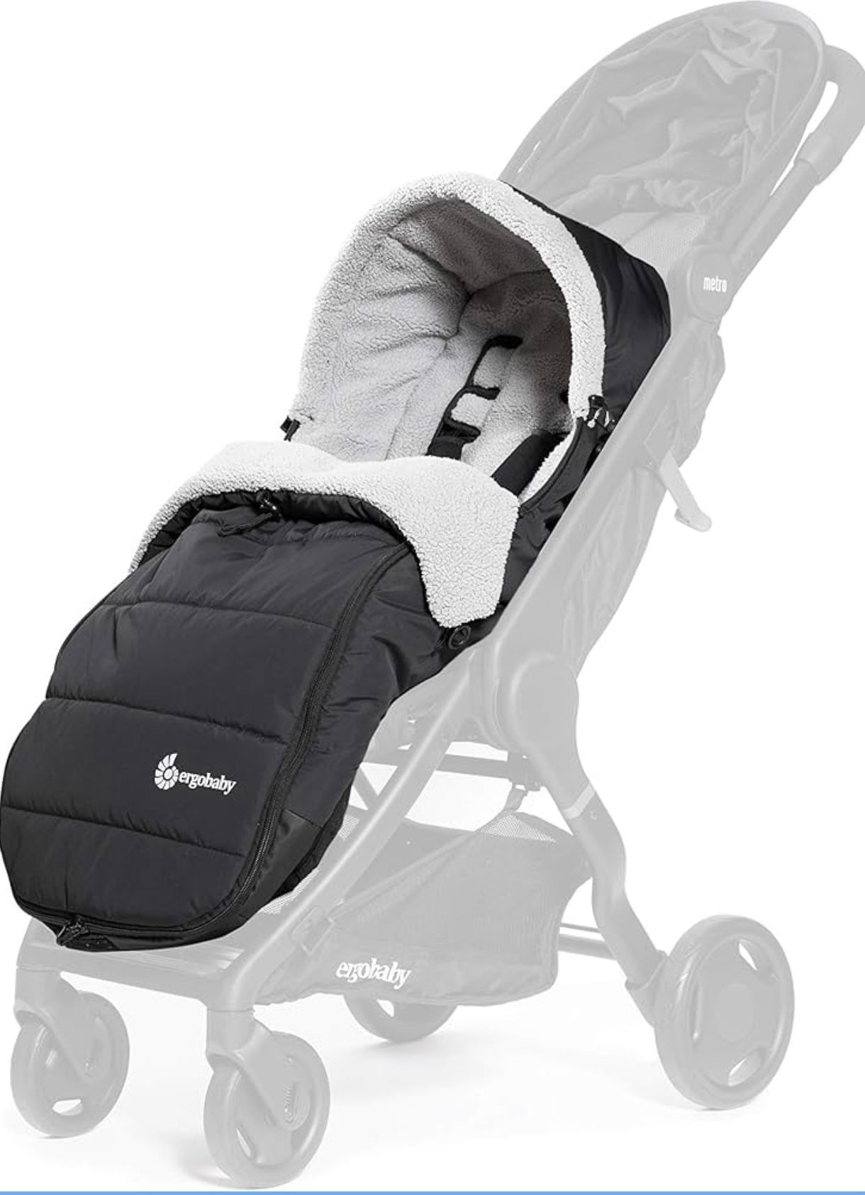 Ergobaby Metro Lightweight Baby Stroller Accessories, Accessory: Footmuff Bunting Bag