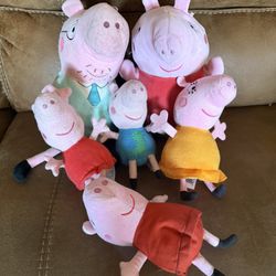 Peppa pig & Family Stuffed Animals